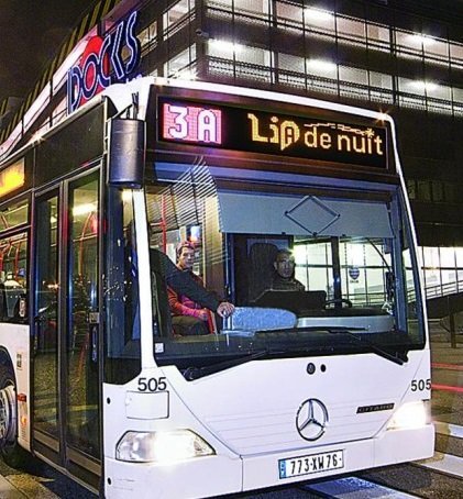 bus nuit Transdev Le Havre Lia à la demande