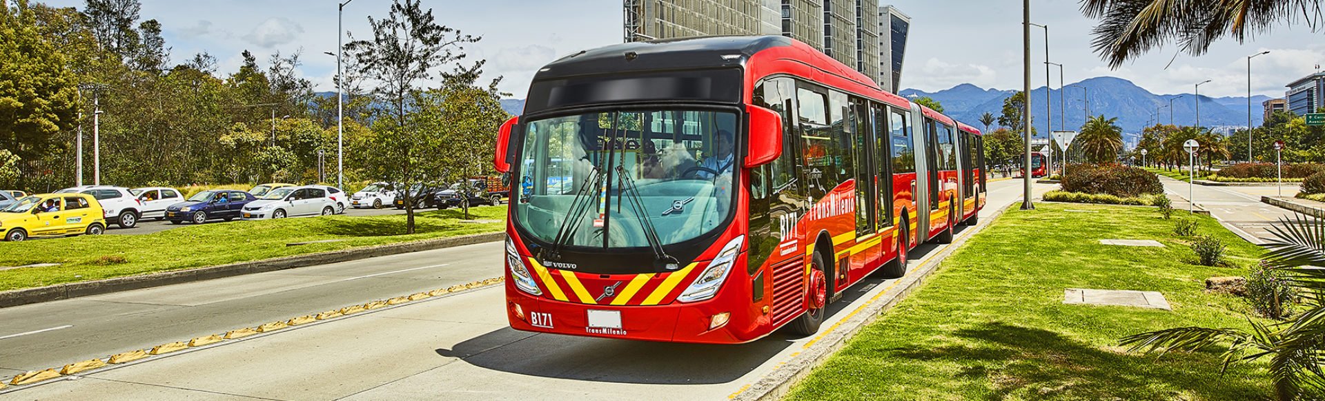 Transmilenio Transdev Bogota bus biarticulated bi articulé rapid transit BHNS BRT