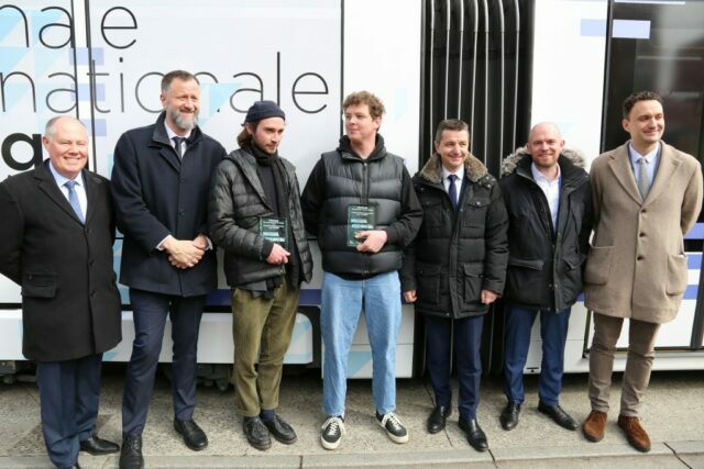 Lauréat Tramway nommé design Saint Etienne