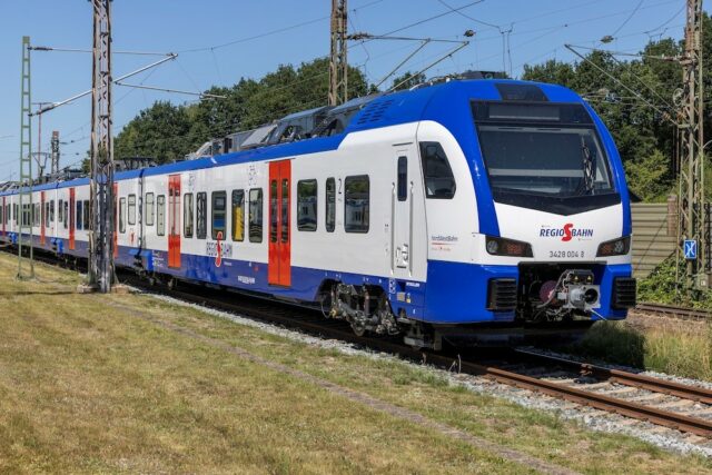 Germany train NordWestBahn and Bayerische Regiobahn
