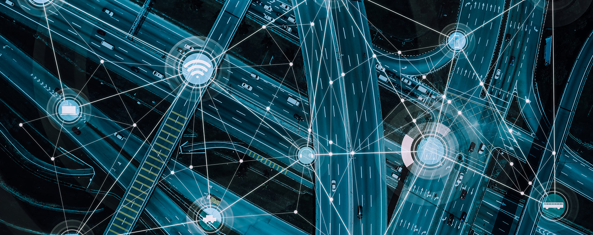Routes reliées par la technologie