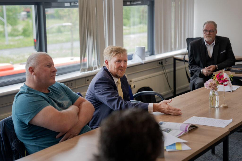 The Netherlands King and State Secretary Heijnen visit NS maintenance company and Transdev Academy