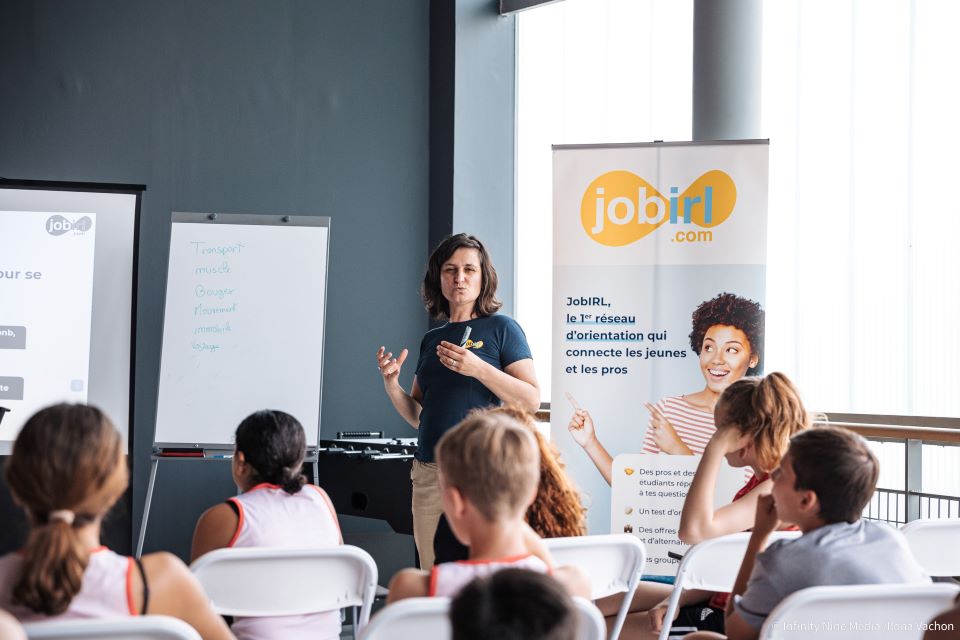 Participants à la deuxième édition du Tournoi des Collégiens LDLC ASVEL Féminin x Transdev avec Job IRL