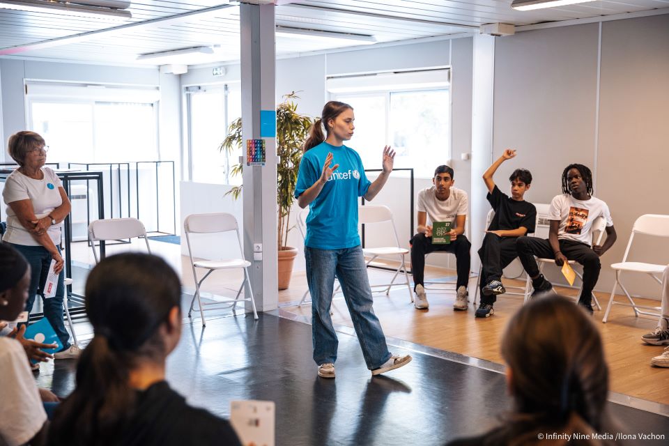 Participants à la deuxième édition du Tournoi des Collégiens LDLC ASVEL Féminin x Transdev UNICEF