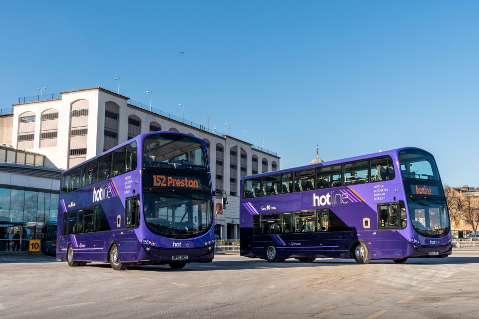 TD Hotline Buses At Blackburn Bus Station