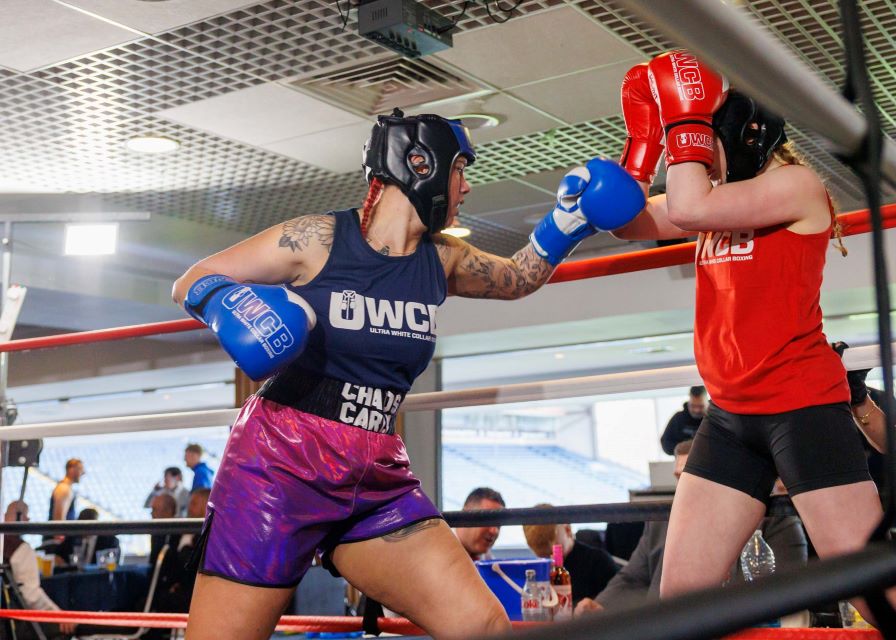 Carly Broadley during her fight