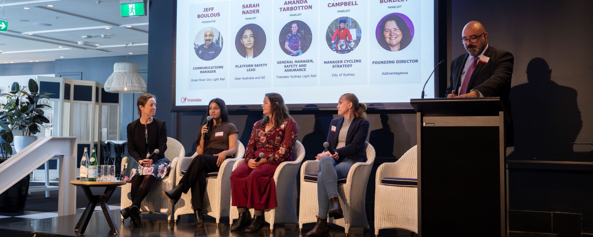 Panelists at Transdev Australia's 2024 Public Safety Forum