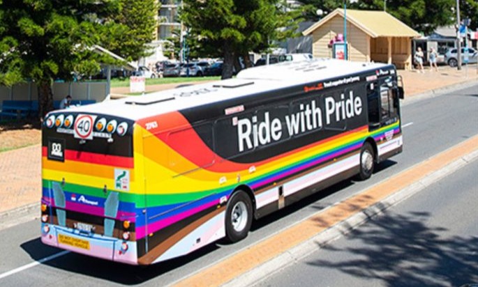 Pride Working Group bus for Transdev Australia and News Zealand