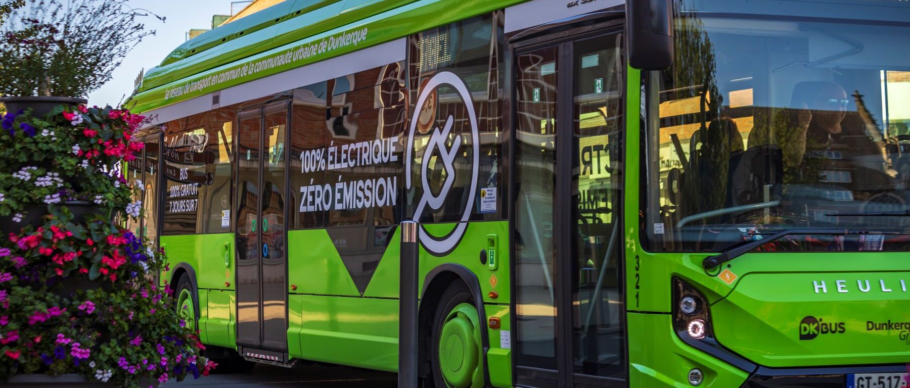 Bus électrique DK'BUS à Dunkerque